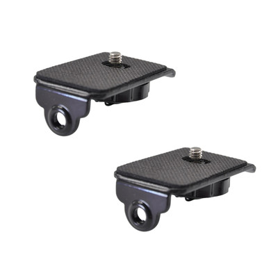 2 PCS Quick Release Mounting Plate w/ Tripod Screw f/ DSLR Shoulder Neck Strap