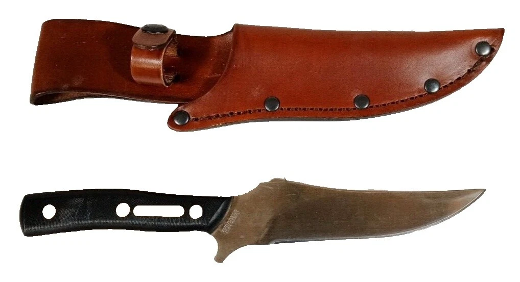 Schrade Bowie Cuchillos de Hoja Fija Vintage de colección