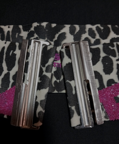 SPLENDIDA CINTURA " MISS SIXTY " LEOPARDO E SCRITTA FUCSIA TAGLIA L MADE IN ITAL - Imagen 8 de 10