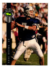 1992 Four Sport Draft Pick Classic Football #301 Dave Brown Duke Blue Devils   