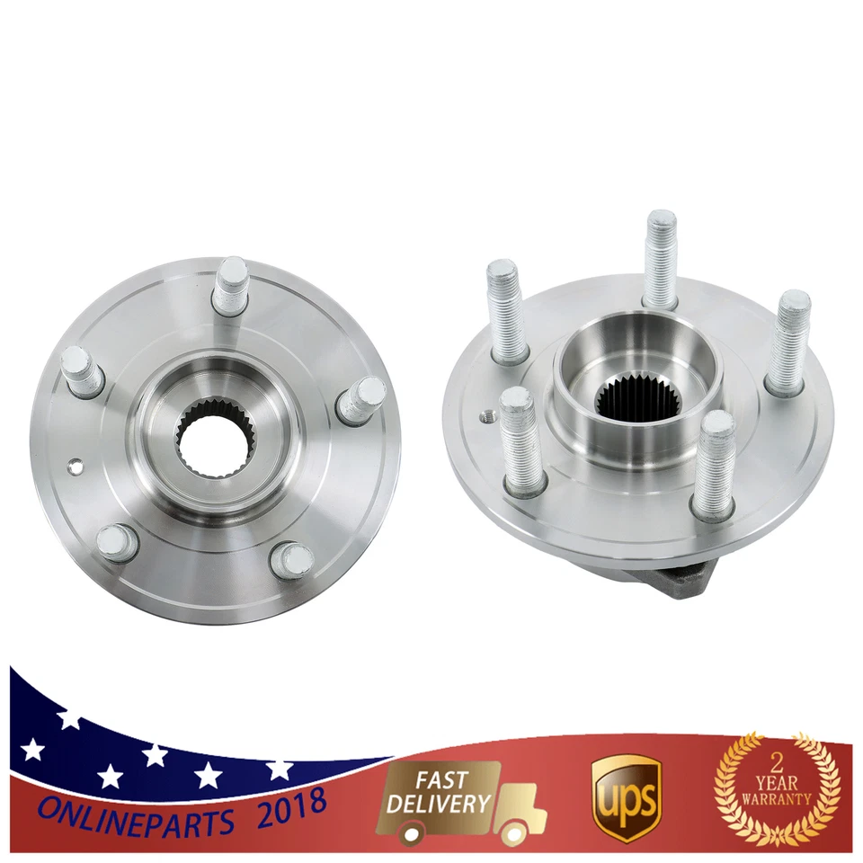 Rolamento de roda e conjunto de cubo dianteiro/traseiro conjunto de 2 para Cadillac CTS 2008-2019 - Imagem 3 de 4