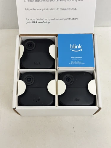 Blink Outdoor 4 3-Camera Wireless 1080p Security System (READ DESCRIPTION)