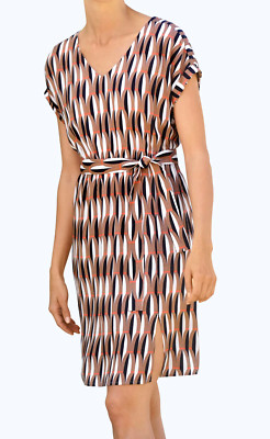 Alba Moda Kleid Freizeitkleid Sommerkleid Damenkleid Druckkleid Viskose 38