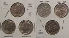 1962 P & D and 1962 Proof Roosevelt Dimes Low shipping CP1268