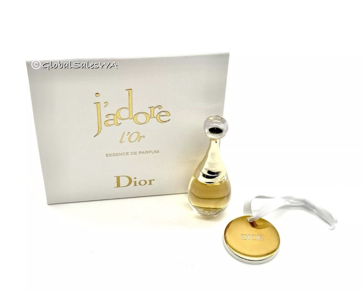 Dior J'adore L'Or Mini Essence de Parfum 0.12 Oz Ceramic Ornament