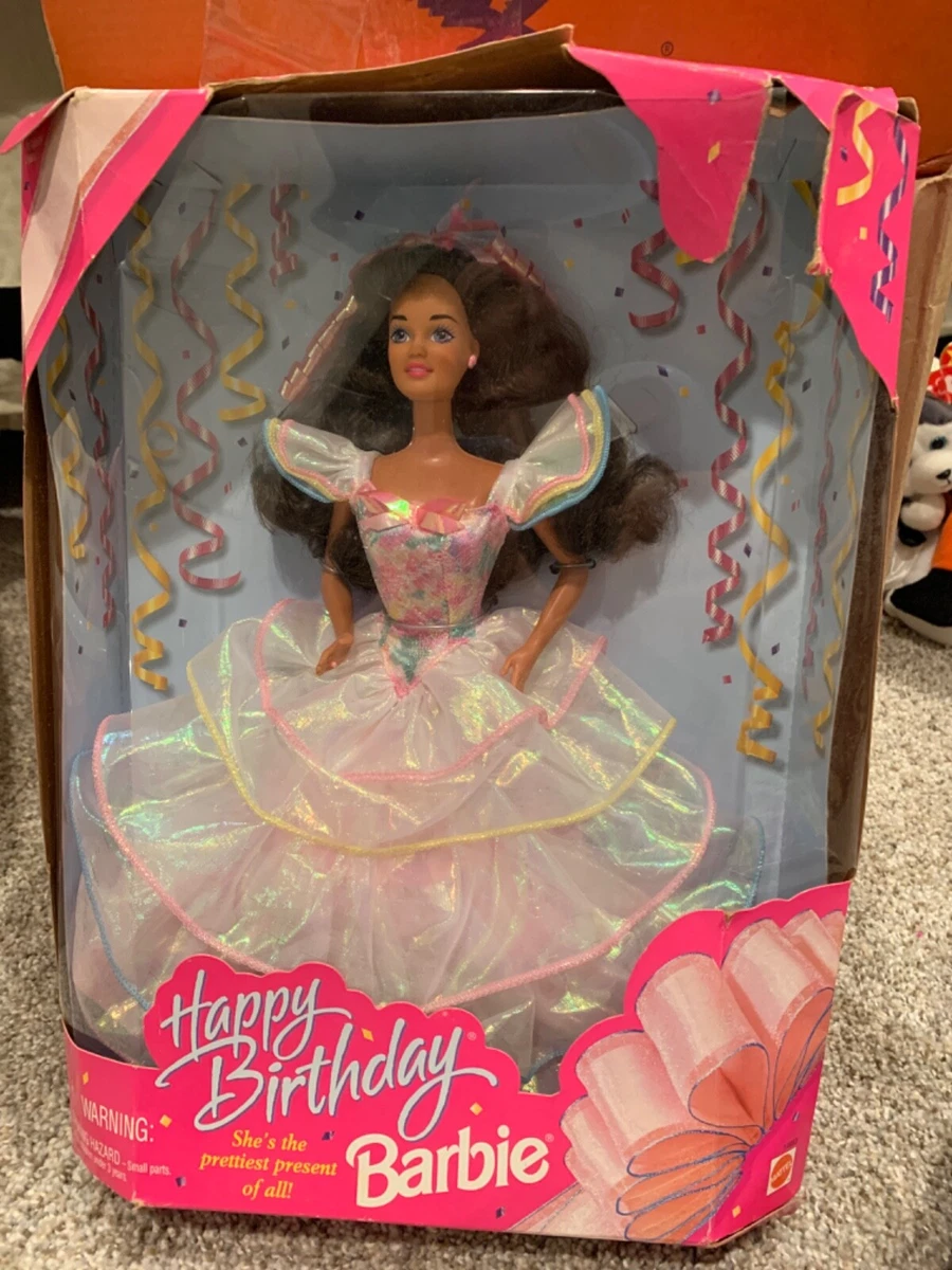 Happy Birthday Barbie 1995 Year Manufactured Barbie Dolls & Doll