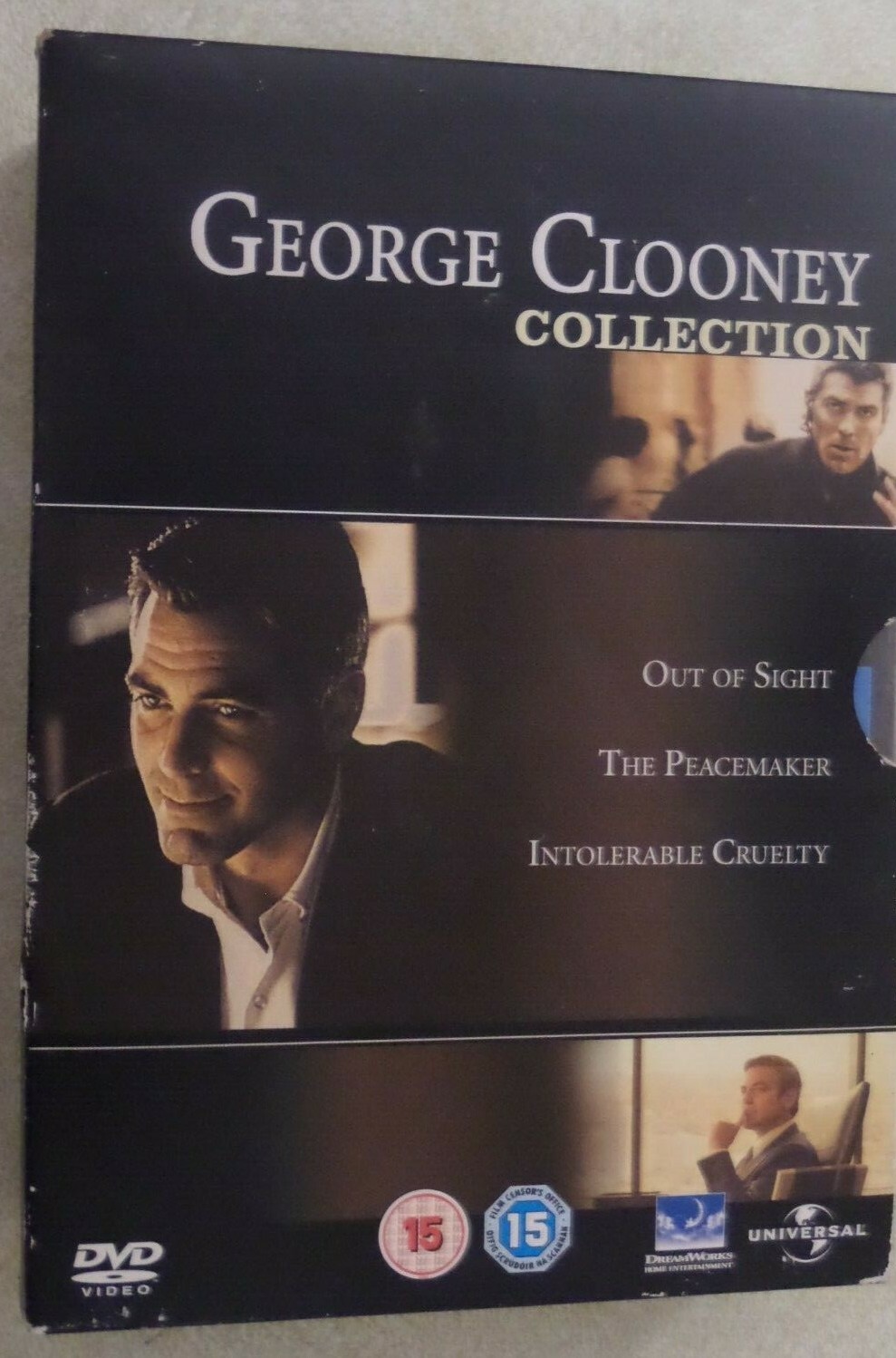 'The George Clooney Collection' DVD 3-Disc Box Set  ***TWO DVDS ARE SEALED***