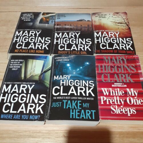😇 Mary Higgins Clark Bulk Paperback Books 6 great thrillers 1990-2011 vgc Lot - Picture 1 of 12