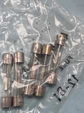 5pcs  Bussman MDL 2 ½ A  125V  3AG Time Delay Glass Fuse ( Slo-Blo )  **NOS 2.5A