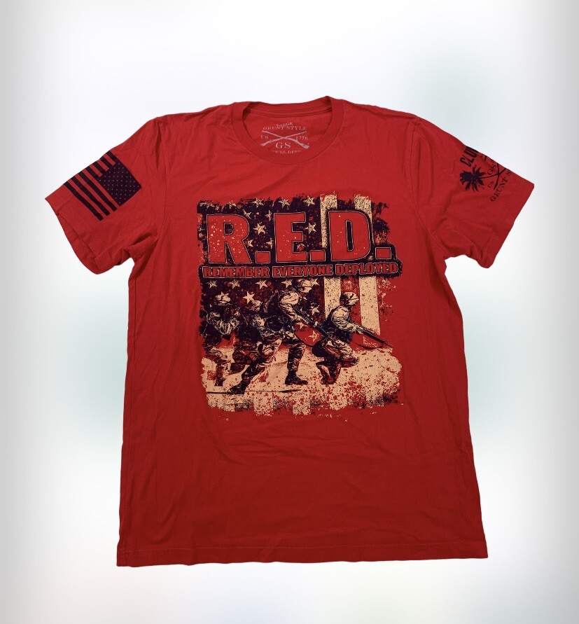 R.E.D. Remember Everyone Deployed - Grunt Style M… - image 1