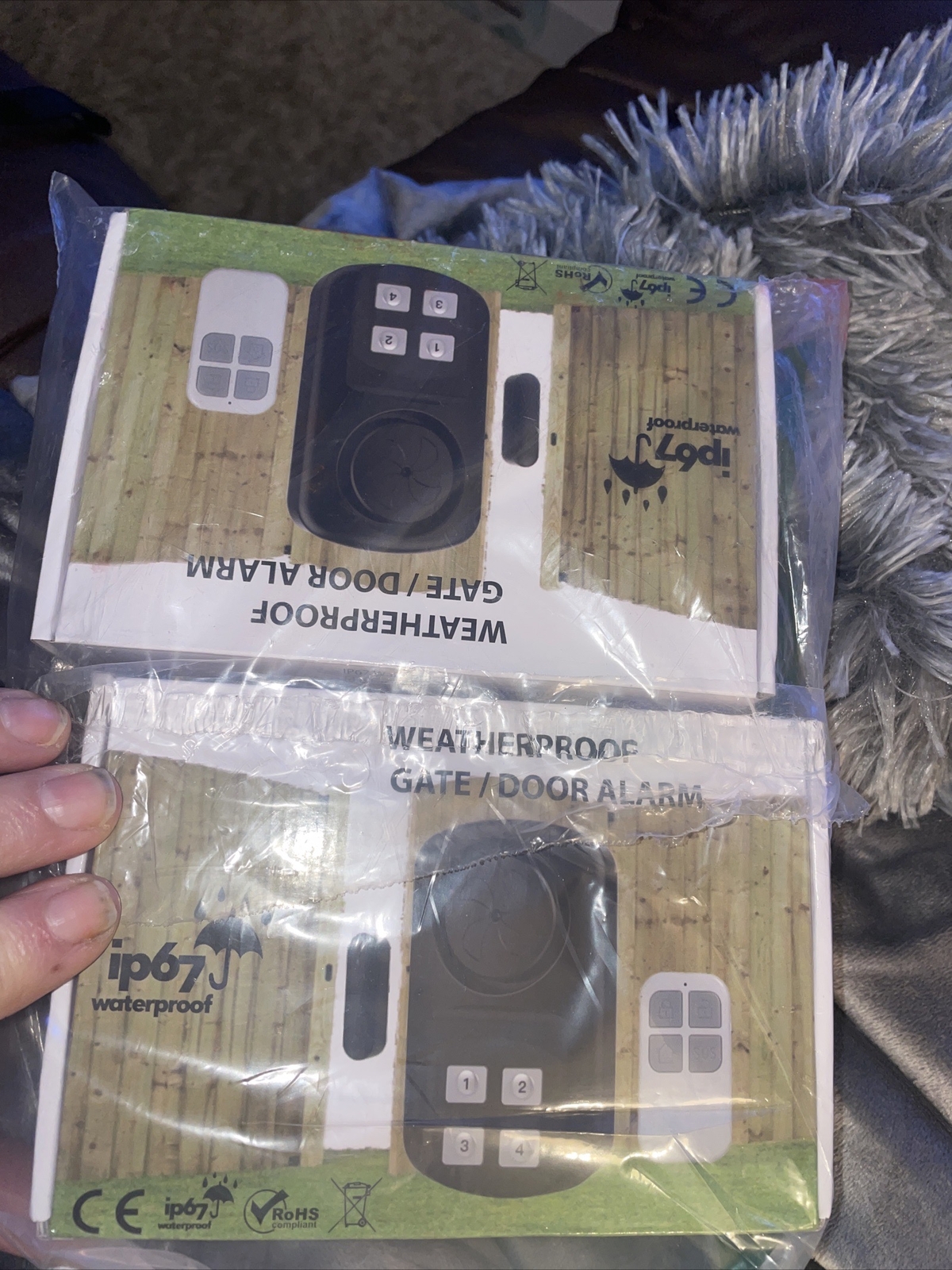 HENDUN Pool Gate Alarm Outdoor Wireless with Remote, 140Db Loud