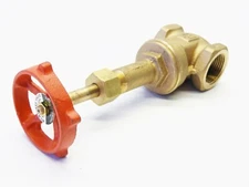 1" Milwaukee Brass Gate Valve Fig. 148 125 SWP 200 WOG