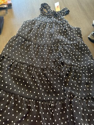 NWT francesca's Mi Ami Tiered Textured Dress GIRLS SIZE 10 Party Coastal Wedding