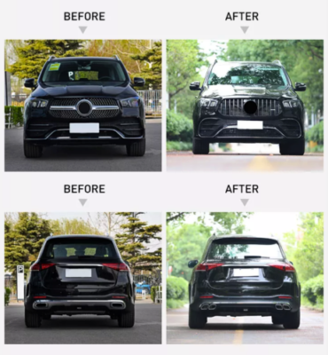GLE63 Full Body Kit Bumper Diffuser Tips GT 2020 2021 2022 2024