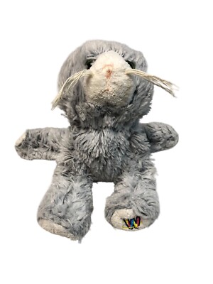 Ganz Webkinz Silversoft Cat HM222 Plush Kitty Silver Stuffed Ganz Webkinz Silversoft Cat HM222 Plush Kitty Silver Stuffed