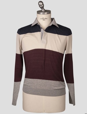 Fioroni Multicolor Cotton Sweater Polo FI32 Man