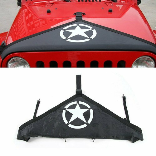 For 2007-2018 Jeep Wrangler JK Accessories Front Hood Engine Protector Cover - Bild 38 von 49