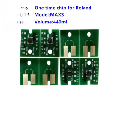 440ML for Roland ECO-SOL MAX3 One Time Use Chip for Roland Printer