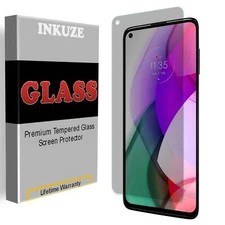 Privacy Anti-Spy Tempered Glass Screen Protector For Motorola Moto G Stylus 2021