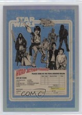 2021 Topps Chrome Star Wars Galaxy Vintage Star Wars Hero Action Figures #V-2