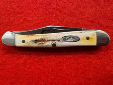 CASE XX 52109X SSP STAG SCALED MINI COPPERHEAD, RAZOR EDGE, 3 DOT 2007 (135)