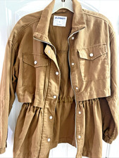 Old Navy Army Khaki Utility Jacket Teen XS