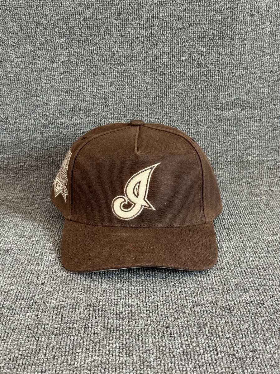 Mitchell & Ness Cleveland Indians Snapback Brown Curved Brim Hat