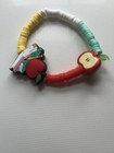 Unisex Kids Multicolor Plastic Stretch Beaded Dangle Charm Bracelet Apple — photo 5