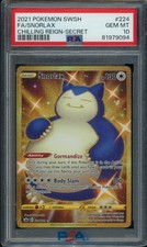 2021 POKEMON SWORD & SHIELD CHILLING REIGN SECRET #224 FULL ART/SNORLAX PSA 10 on eBay