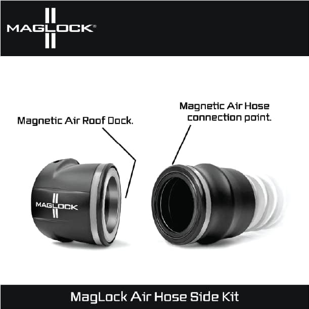 Maglock Complete Magnetic Forced Fresh Air Helmet Coupling Kit with Keychain
