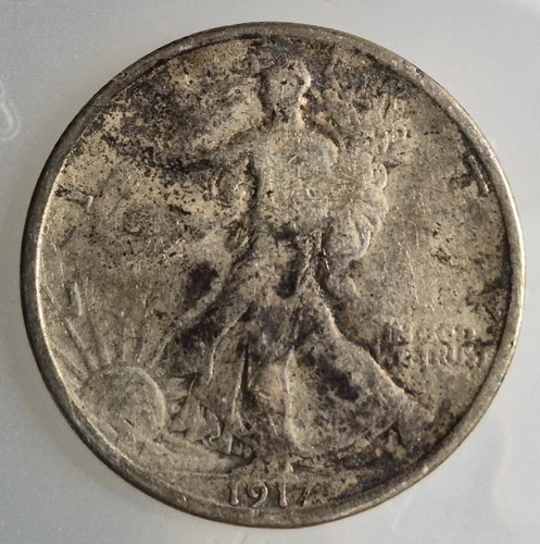 1917 Walking Liberty Silver Half Dollar | Philadelphia | Early Series | AG/G