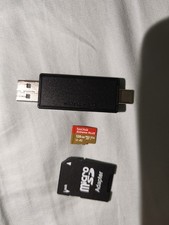 SanDisk Extreme PLUS 128GB MicroSDXC Card Adapter USB-C/USB-A Card Reader