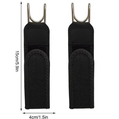 2 Stück Metallhaken Elastischer Gürtel Unisex Schnallenlos Unsichtbar Taillengürtelverschluss