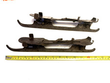 antique vintage ice skates metal clamp Raymond Skate company 1881 Boston MA