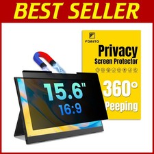 15.6" Magnetic Laptop Privacy Screen w/ Blue Light Filter