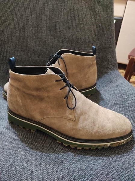 Men Floris Boots Beige Suede 43