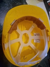 ELMETTO CASCO PROTETTIVO SICUREZZA LAVORO CANTIERE GIALLO SIZE Misura 54-61 Cm