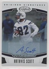 2017 Certified Gridiron Signatures /99 Artavis Scott #GS-AS Auto 0a3