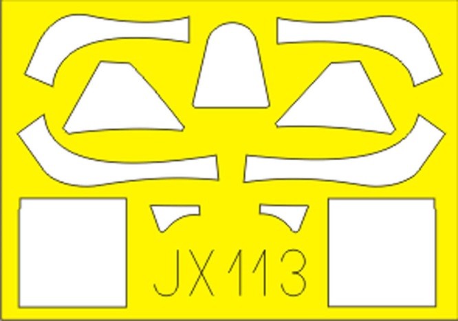 Eduard Accessories Jx113 - 1:32 Spitfire Mk.VIII for Tamiya - Masking Film - New