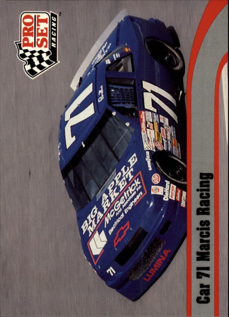 1992 Pro Set #38 Dave Marcis' Car - RAC