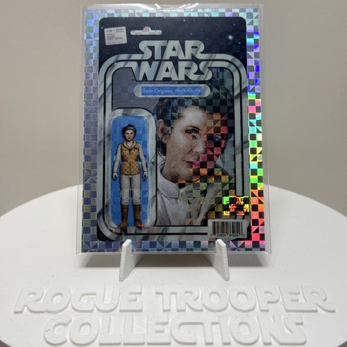 Leia Organa #VC-14 Star Wars 2025 Topps Galaxy Chrome ComicFractor card