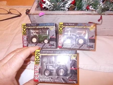 3 Spec Cast Heritage Iron Green Black & Chrome Oliver 2255 Farm Toy Tractor 1/64