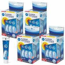 MED PRIDE Fluoride Toothpaste 1.5 oz Travel Size Mint Flavor tube Bulk 24-144ct
