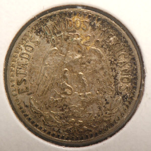 Mexico, 1937-M 20 Centavos, KM438, silver, Very Fine, NR, 7-14