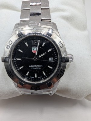 TAG Heuer Aquaracer WAF1410.BA0823 Black Dial 300M Women's Stainless Steel Watch