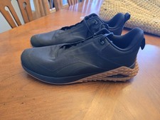 Reebok Men s Black Lace-Up Low Top Athletic Sneakers Rubber Sole US 12