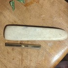 Native American Ancient Artifact Stone Axe Tomahawk Weapon 10.5 X 2.5 X 1  HUGE  — photo 1