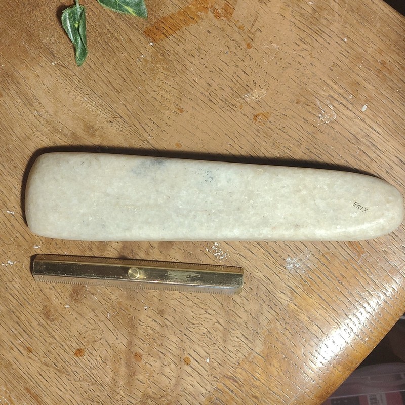 Native American Ancient Artifact Stone Axe Tomahawk Weapon 10.5 X 2.5 X 1  HUGE 
