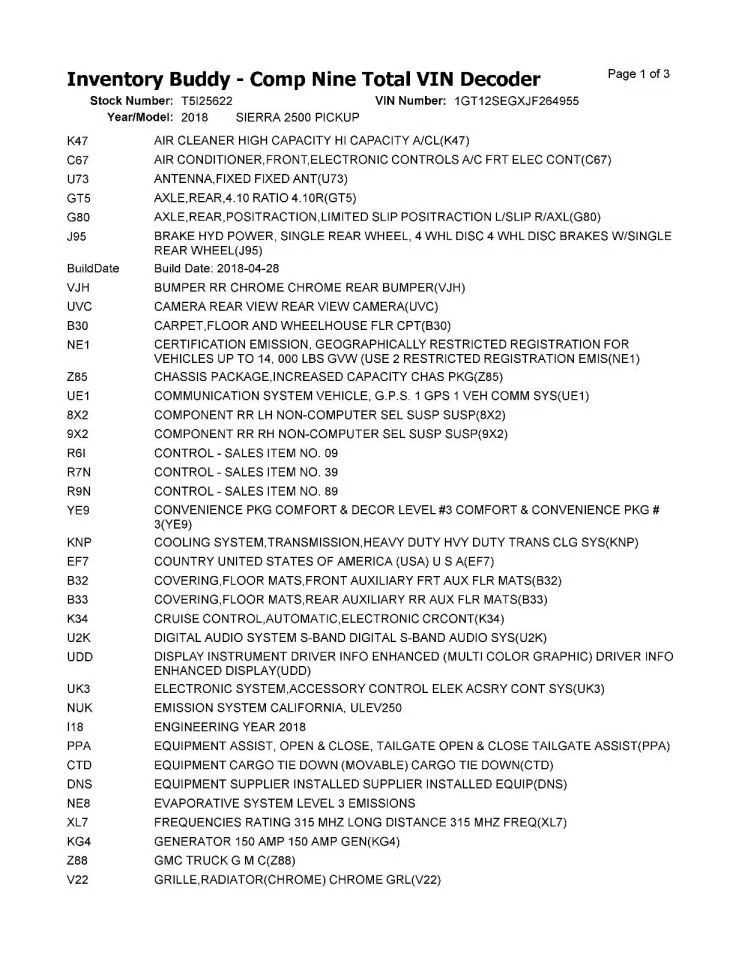 Transfer Case 6.0L Dash Switch Opt Nqf Fits 17-19 SIERRA 2500 PICKUP 977805 - Image 2 of 4
