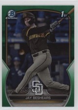 2023 Bowman Draft Chrome Green Refractor 61/99 Jay Beshears #BDC-166 0a98